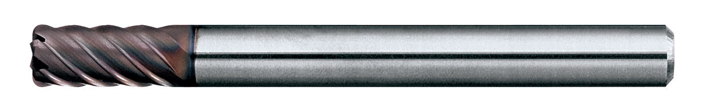 三菱 三菱K 4枚刃ミラクル 超硬ラジアスエンドミルロング刃長(L)12mm VC4JRBD1200R0100 